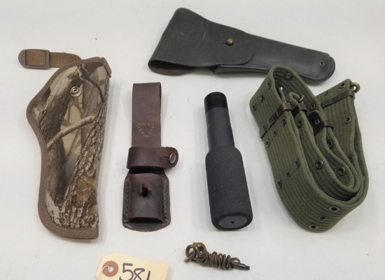 Assorted Pistol Holsters And More