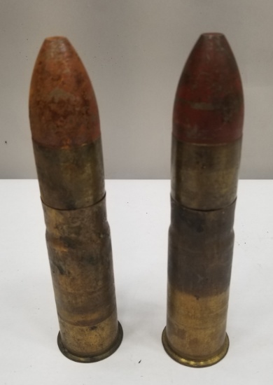 (2) Winchester 37mm Artillery Shells
