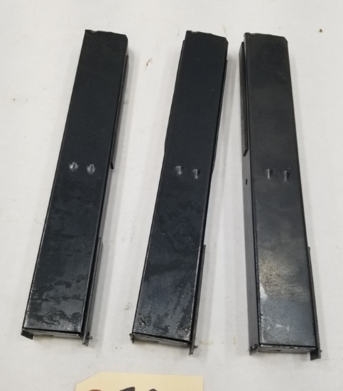(3) Assorted 9mm Double Stack Magazines