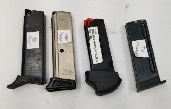 (4) Assorted Pistol Mags