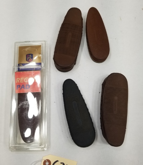 (5) Like New Rubber Recoil Pads