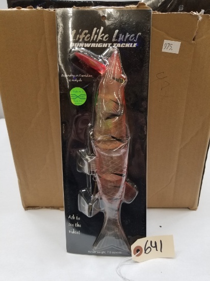 (42) Dunwright Tackle Lifelike 12" Pike Lures