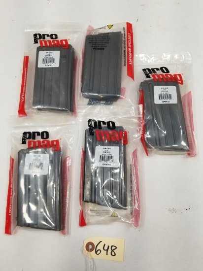 (5) New Promag AR-308 .308 20rd Magazines