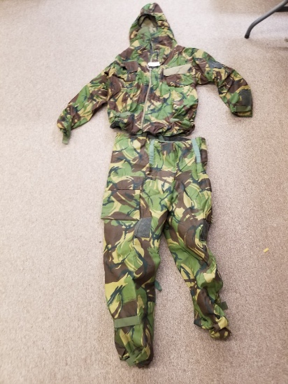 Complete Camo Chemical Suit