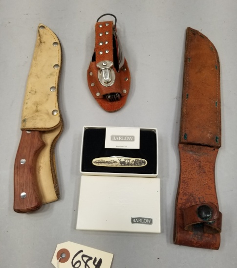 (3) Assorted Knives