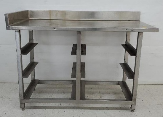 Stainless Steel Table w/ Tray Racks