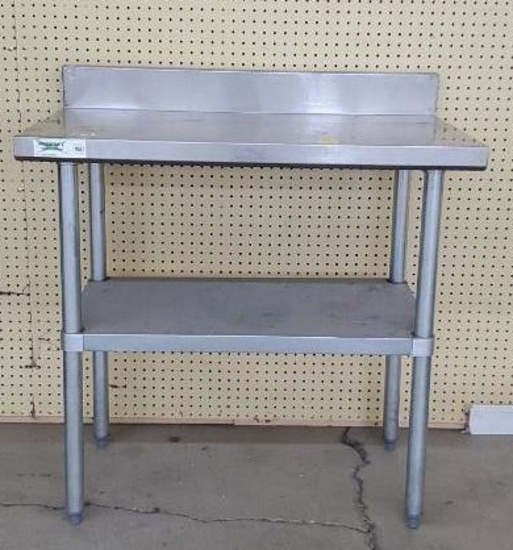 Regency Stainless Steel Table w/ Shelf