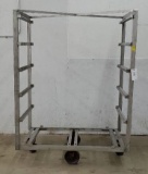 5-Tier Stainless Steel Tray Cart