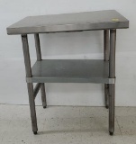 Stainless Steel Table w/ Shelf