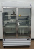 Cold Tech Double Glass Door Display Freezer