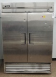 True Stainless Steel Double Door Freezer