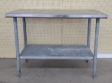 Stainless Steel Table w/ Shelf