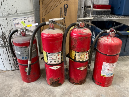 Lot Of (4) Fire Extinguishers