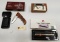 (2) Assorted Folding Knives & Cigar Paper Weight