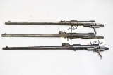 (CR) (3) Brescia M91/TS 6.5x52mm Parts Rifles