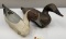 (2) Vintage Wooden Duck Decoys
