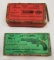 (2) Partial Boxes of Vintage Pistol Ammo
