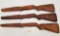 (3) M1 Garand Rifle Stocks
