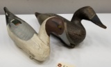 (2) Vintage Wooden Duck Decoys