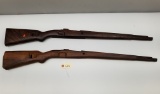 (2) Mauser Military Rifle Stocks