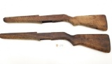 (2) M1 Garand Rifle Stocks with Nice Wood
