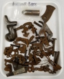 Large Assortment of Antique Gun Parts