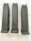 (3Pcs.) Glock 17 Mags, 9mm 10Rd.