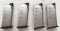 (4Pcs.) Springfield XDS Mags. 45 Auto, 5Rd.