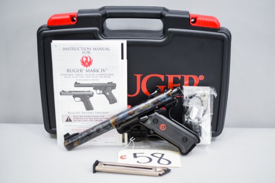 (R) Ruger Mark IV Target "Turnbull Finished' .22LR
