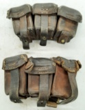 (2Pcs.) German Ammo Pouches Leather