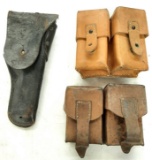 (3Pcs.) Holster, Ammo Pouches