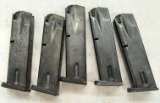 (5Pcs.) Beretta 96 Mags. 40S&W 10Rd.