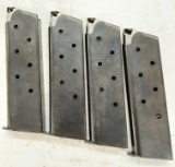 (4Pcs.) 1911 Mags, Full Size, 7Rds. 45Auto