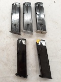 (5Pcs.) Taurus PT92 Mags, 9mm, 15/17Rd.