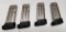 (4) Smith & Wesson M&P Shield 9mm 8rd Mags
