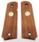 Colt Model 1911 Checkered Wooden Grips