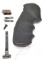 S&W Hogue N-Frame Round Butt Grips & Rear Sight