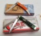 (2) Case XX Cutlery Collectible Folding Knives