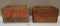 Vintage Peters & Remington Wooden Ammo Crates