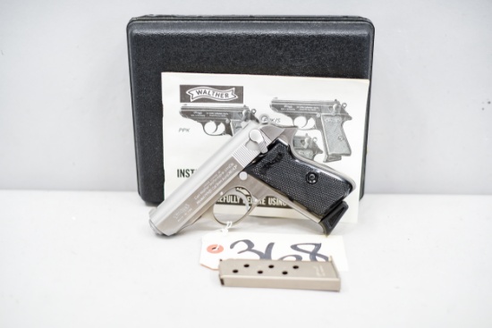 (R) Walther Model PPK/S 9mm Kurz (.380Acp) Pistol