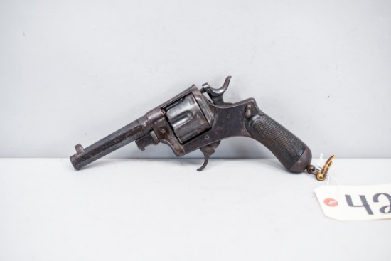 Italian Brescia Bodeo Modello 1889 10.4mm Revolver