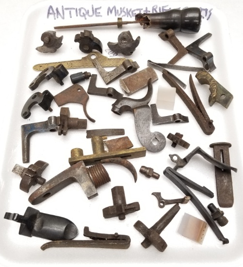Assorted Antique Musket & Rifle Parts