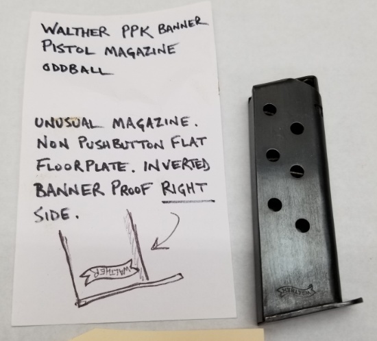 Unusual Walther PPK Pistol Magazine