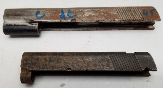 (2) Unfinished 1911 Pistol Slides