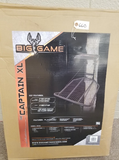 New Big Game "Captain XL" Hang On Archery Stand