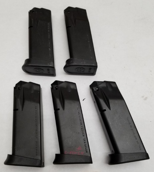 (5) Taurus PT145 .45Acp10rd Mags