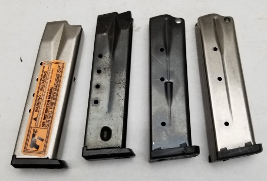 (4) Ruger P89/95 9mm Double Stack Mags