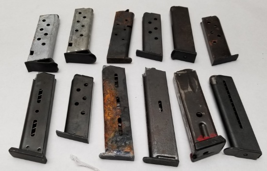 (12) Assorted Used .380 Auto Pistol Magazines