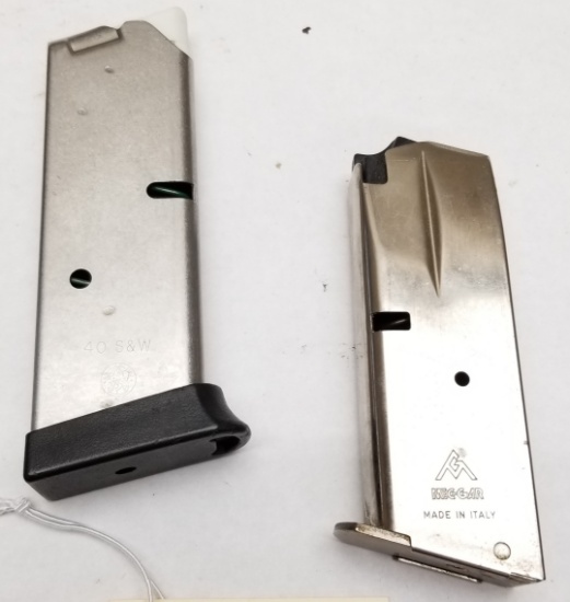 (1) Smith & Wesson & (1) Unknown .40Cal Mags