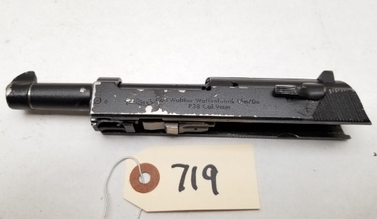 Used Walther P38 9mm Pistol Slide & Barrel